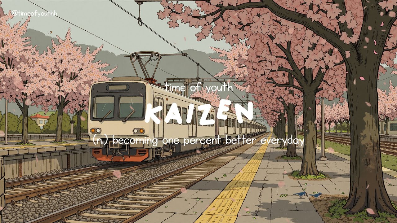 kaizen: becoming one percent better everyday | a soothing playlist for focus time
