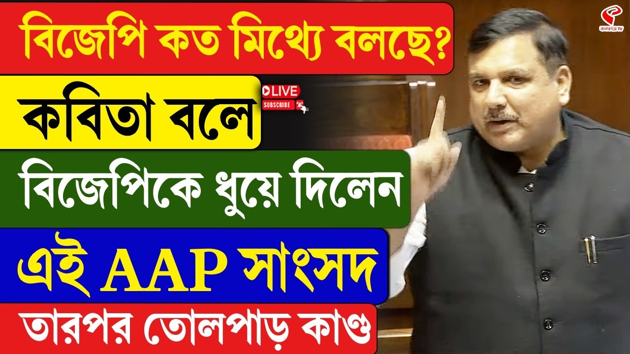 Parliament | AAP | বিজেপি কত মিথ্যে বলছে? কবিতা বলে বিজেপিকে ধুয়ে দিলেন এই AAP সাংসদ