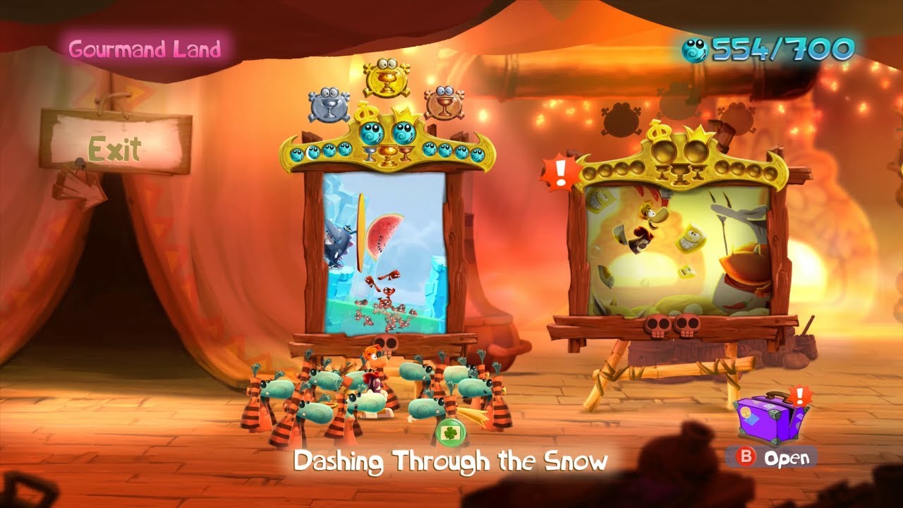 Walkthrough: Rayman Legends 100% - Dashing Through the Snow