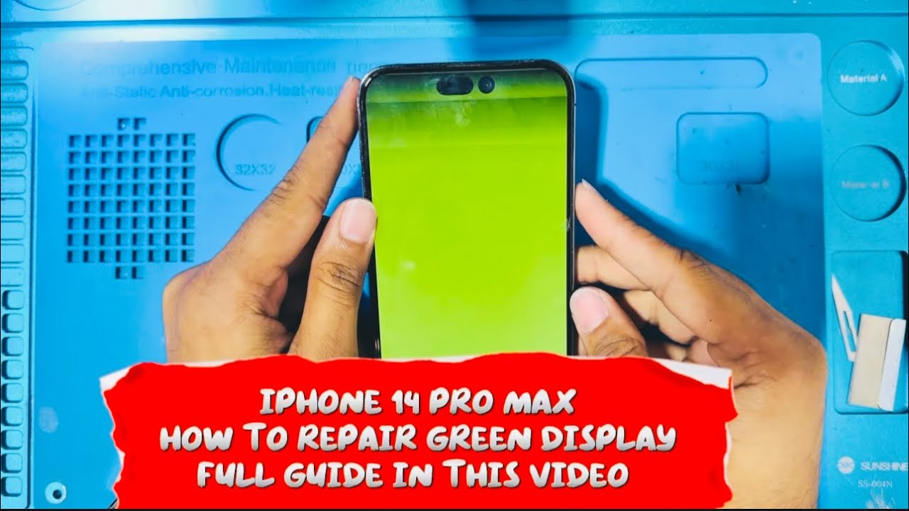 iphone 14 pro max green/yellow/white screen solution ( full guide)