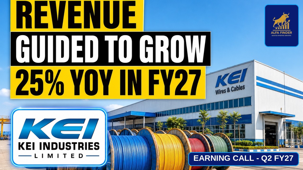 KEI Industries Limited Q2 FY2026-27 Earnings Conference Call | KEI | ALFAFINDER