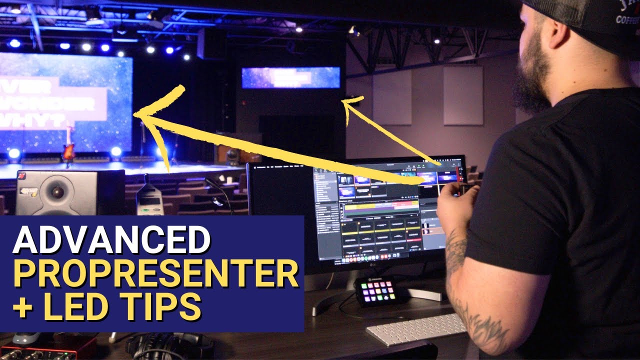 ProPresenter Configuration for LED Center Screen and Ribbons | GracePoint Church Case Study