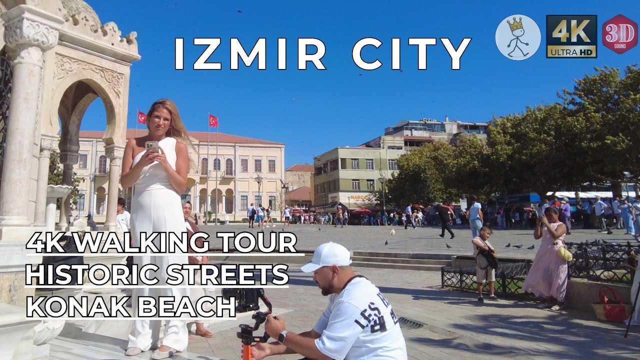 Izmir City Walk • TÜRKİYE 4K60fps | POV Explore Historic Old Town | 3D AUDIO | No Talk | Old Town TV