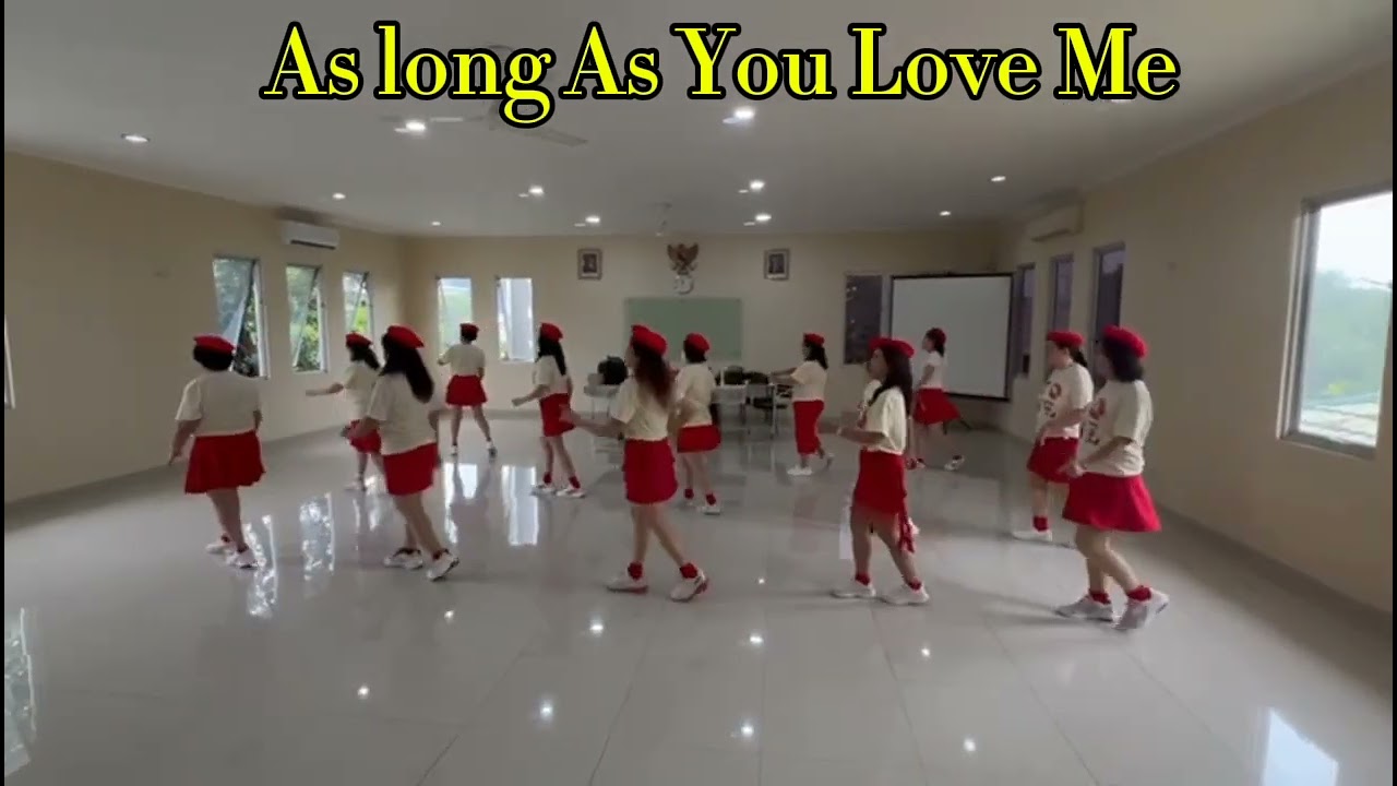 As Long As You Love Me/Line Dance/Honey Sweety11