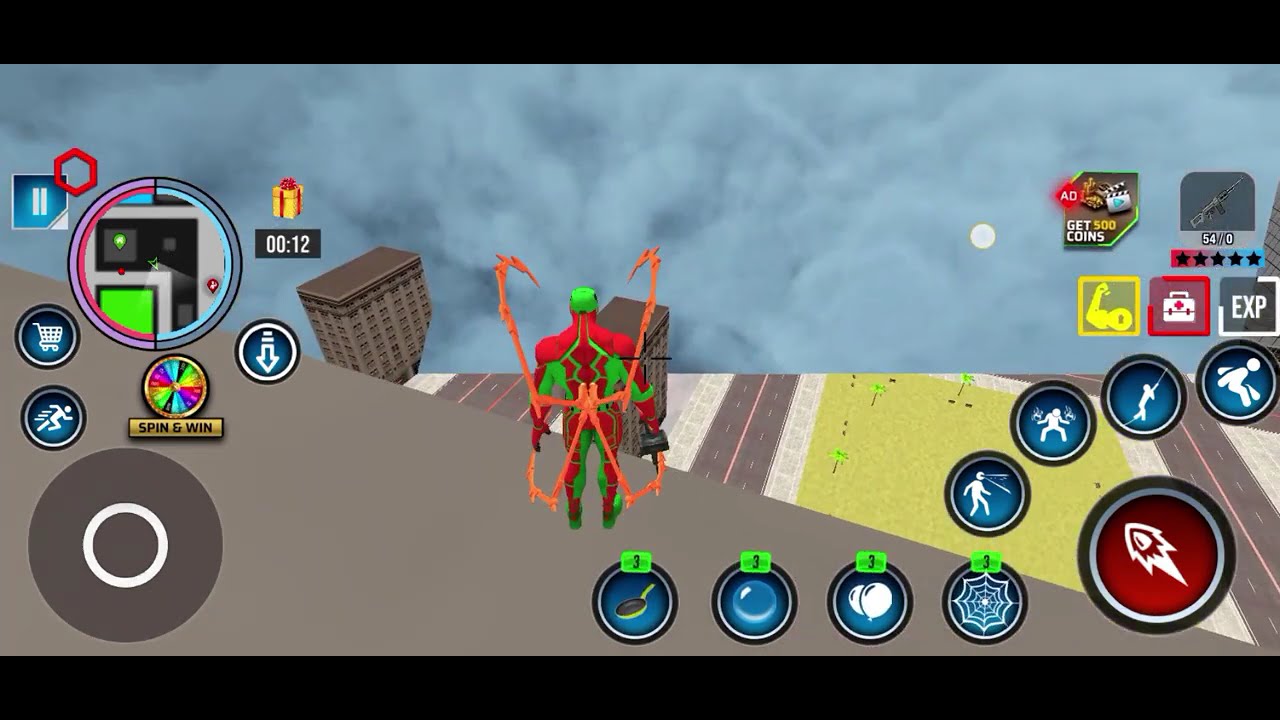Season 24 SPIDER ROPE HERO GAME PLAY IN CITY | GAMEPLAY ANDROID IOS | MISISION CRIMINAL 24