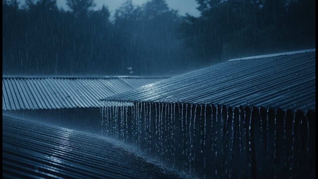 no Ads Rain Sounds for Sleeping - ASMR Extreme Rain On Tin Roof for Chronic Insomnia Relief 10