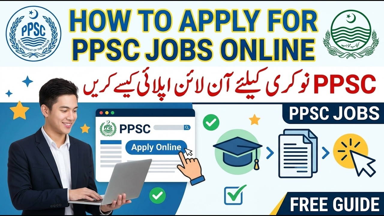 How to Apply for a PPSC Job || Step-by-Step Guide || Punjab Police Intelligence Officer #ppscjob