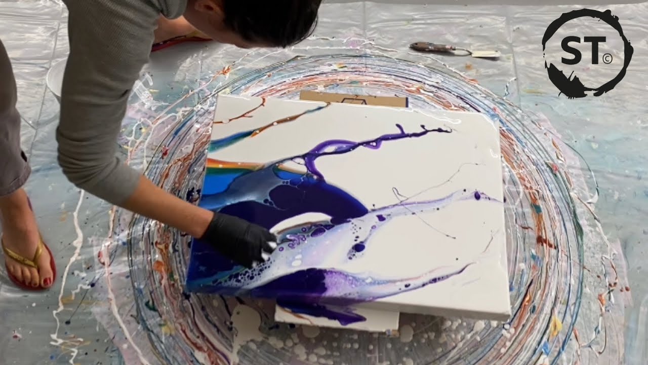 “Bright Side” Fluid Art | Miracle Life Project #3