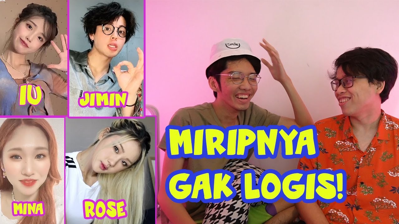 TIKTOKERS MIRIP K-POP IDOL REACTION Part 2 With. @Geraldytanchannel