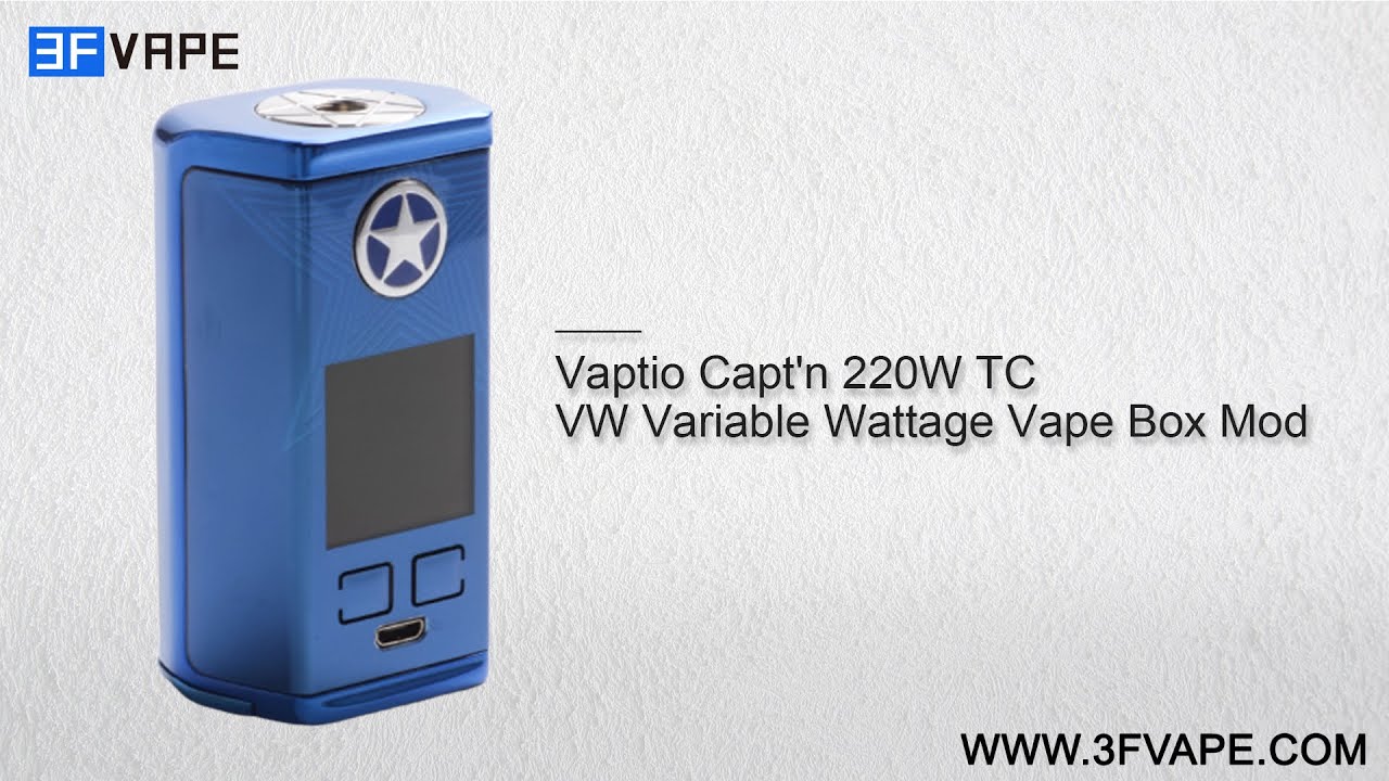Vaptio Capt'n 220W TC VW Box Mod