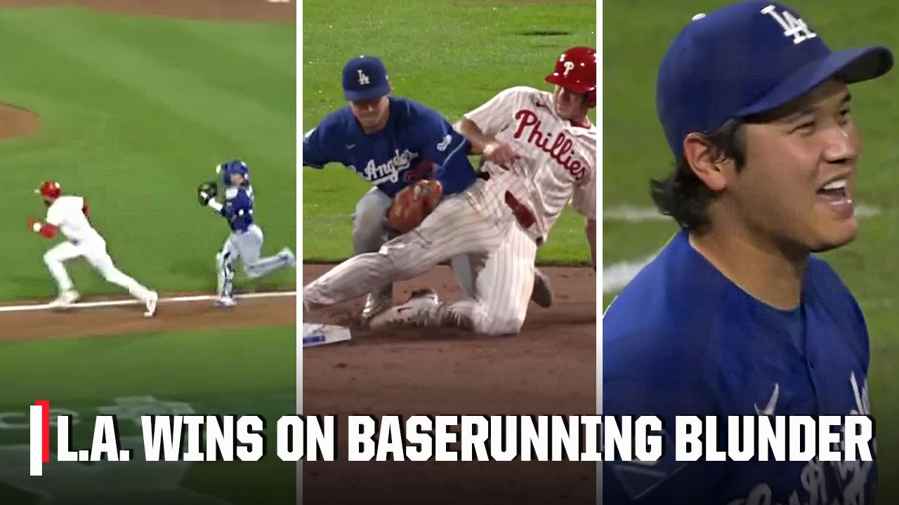 Dodgers разыгрывают невероятный двойной аут 5-2-6-4, завершающий игру против Phillies 🤯 | ESPN MLB