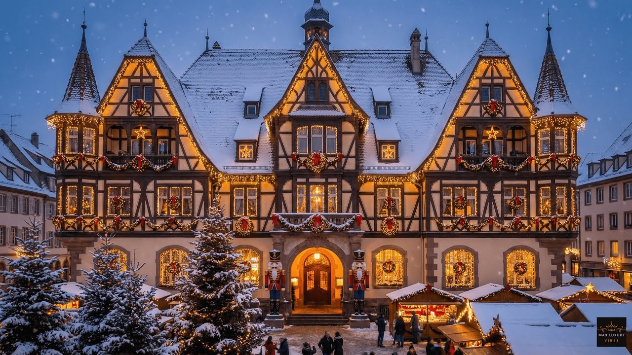 Inside a Strasbourg’s Ultra Christmas Mansion | Christmas Decorations 2025