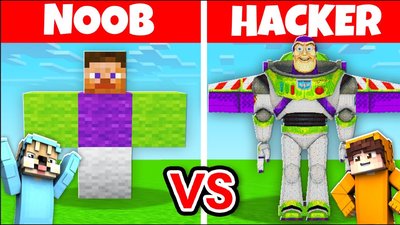 NOOB vs HACKER: I Cheated in a Toy Story Build Challenge!