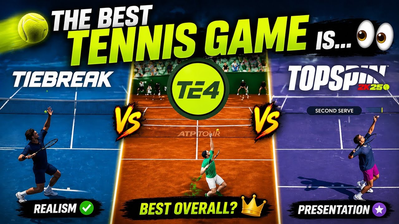 The BEST tennis game is ……. 👀🎾🎮🔥 (My opinion about the 3 tennis games!)