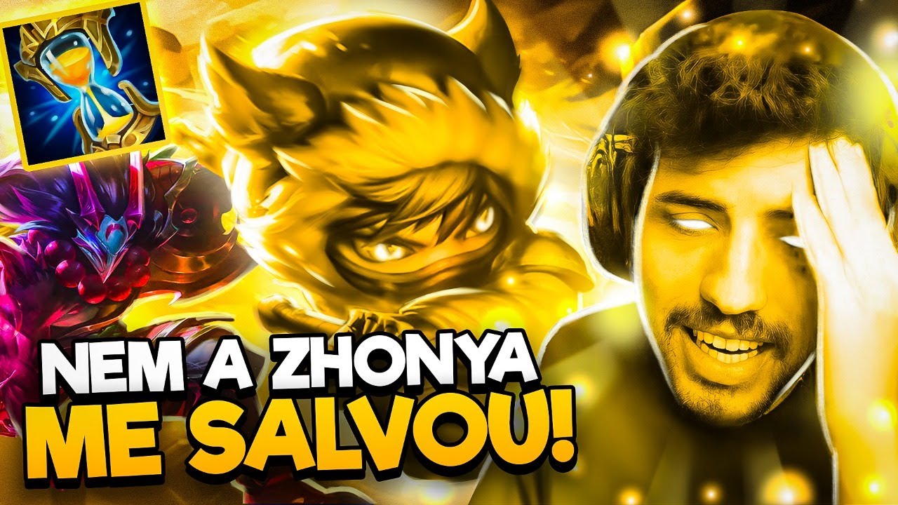 Nem a ZHONYA me salvou! Gameplay CRIMINOSA de KENNEN vs TRYNDAMERE!