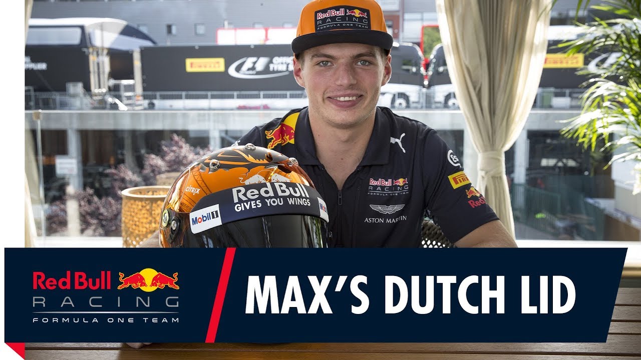 Max Verstappen's Dutch helmet for the Belgian GP