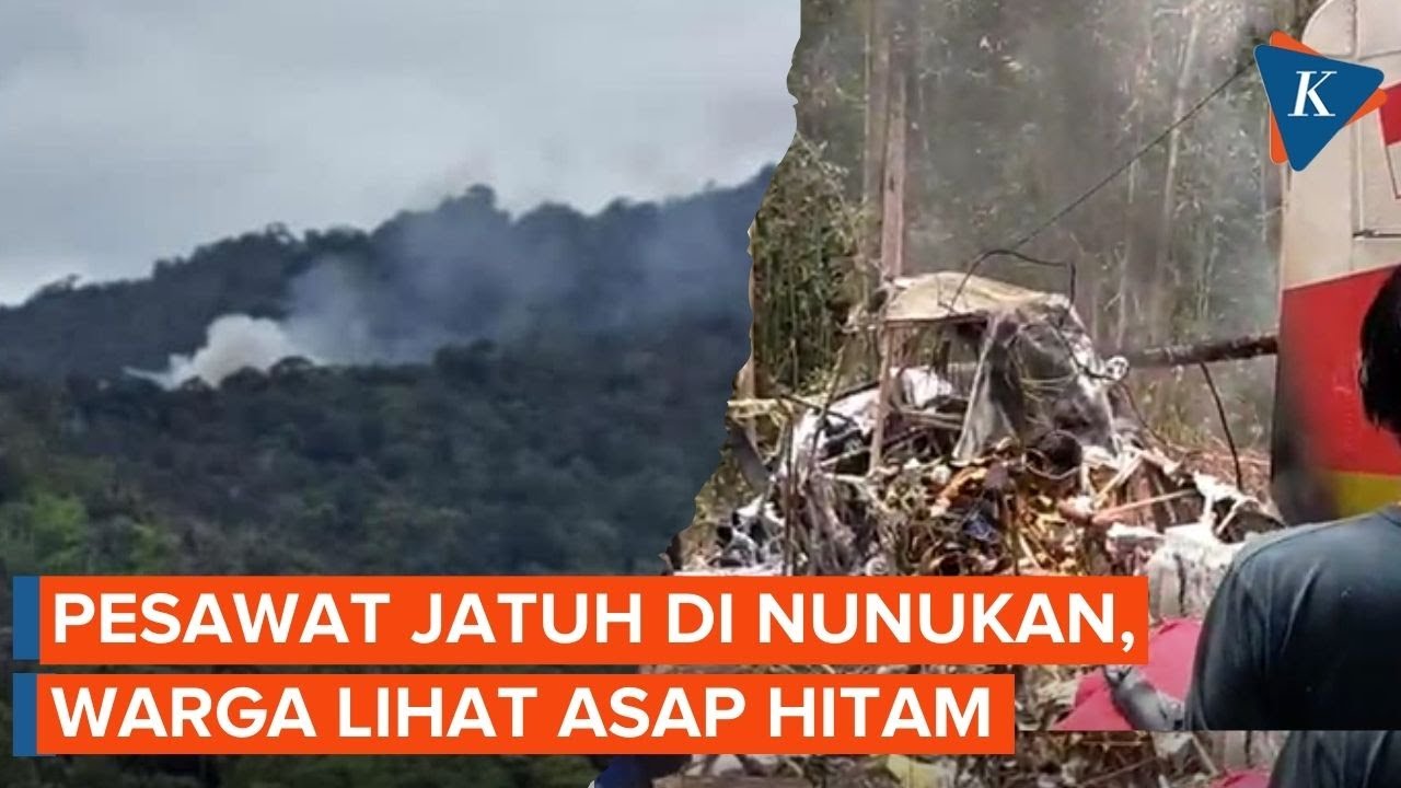 Pesawat Jatuh di Krayan Nunukan, Warga Lihat Asap Hitam