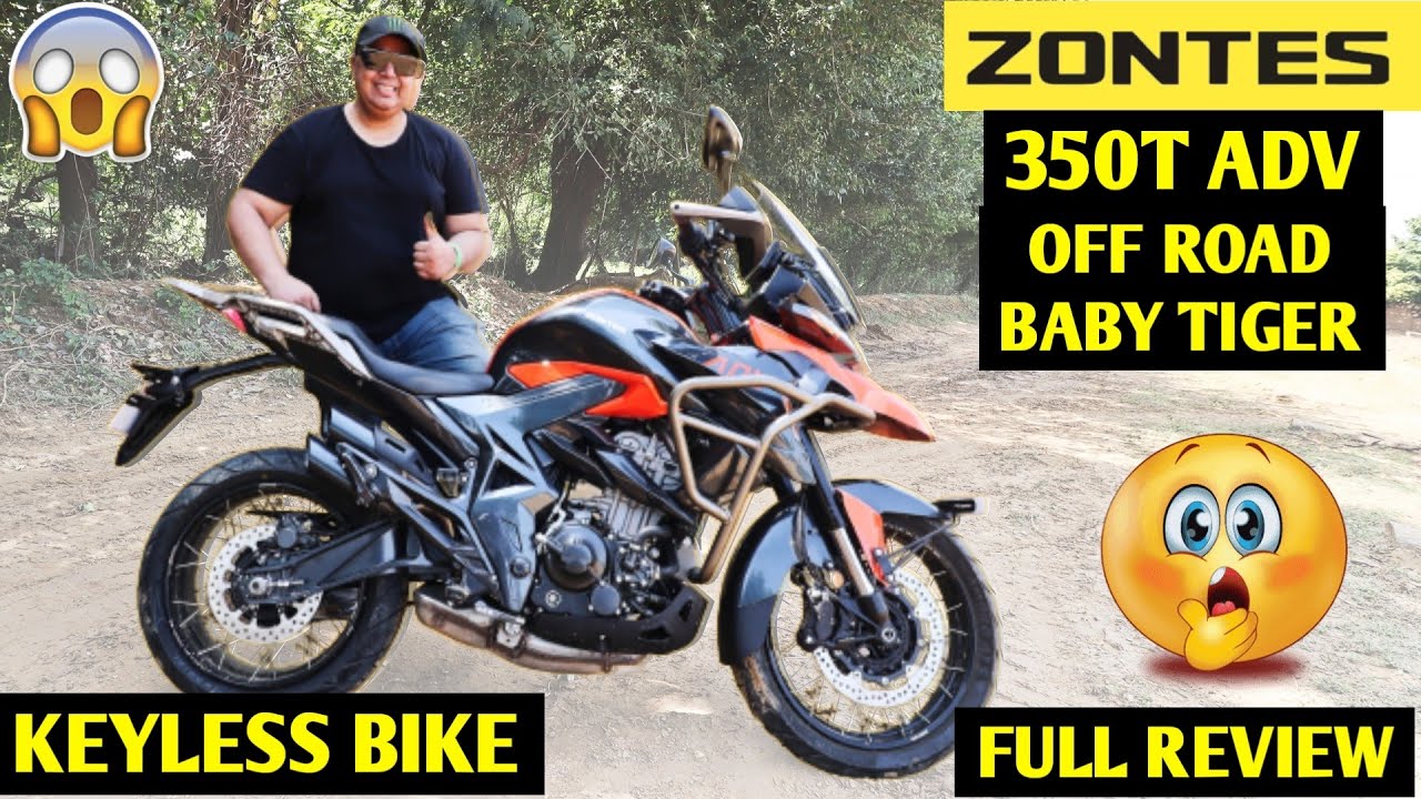 ZONTES 350T Keyless Adventure Bike Review - Baby TIGER Features, Specs, Price ? | JD Vlogs Delhi