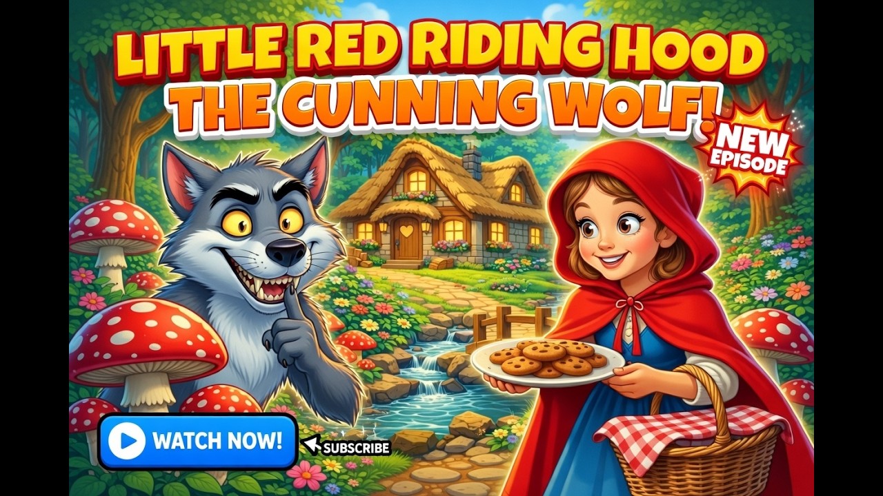 The Wolf’s Trick on Little Red Riding Hood |Magical  Cartoon Fairy Tale