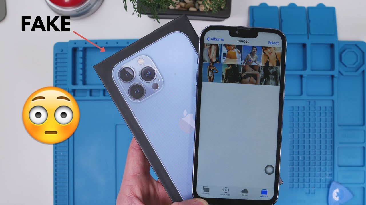 FAKE iPhone 13 PRO MAX.... Weird Wallpapers On Here😳