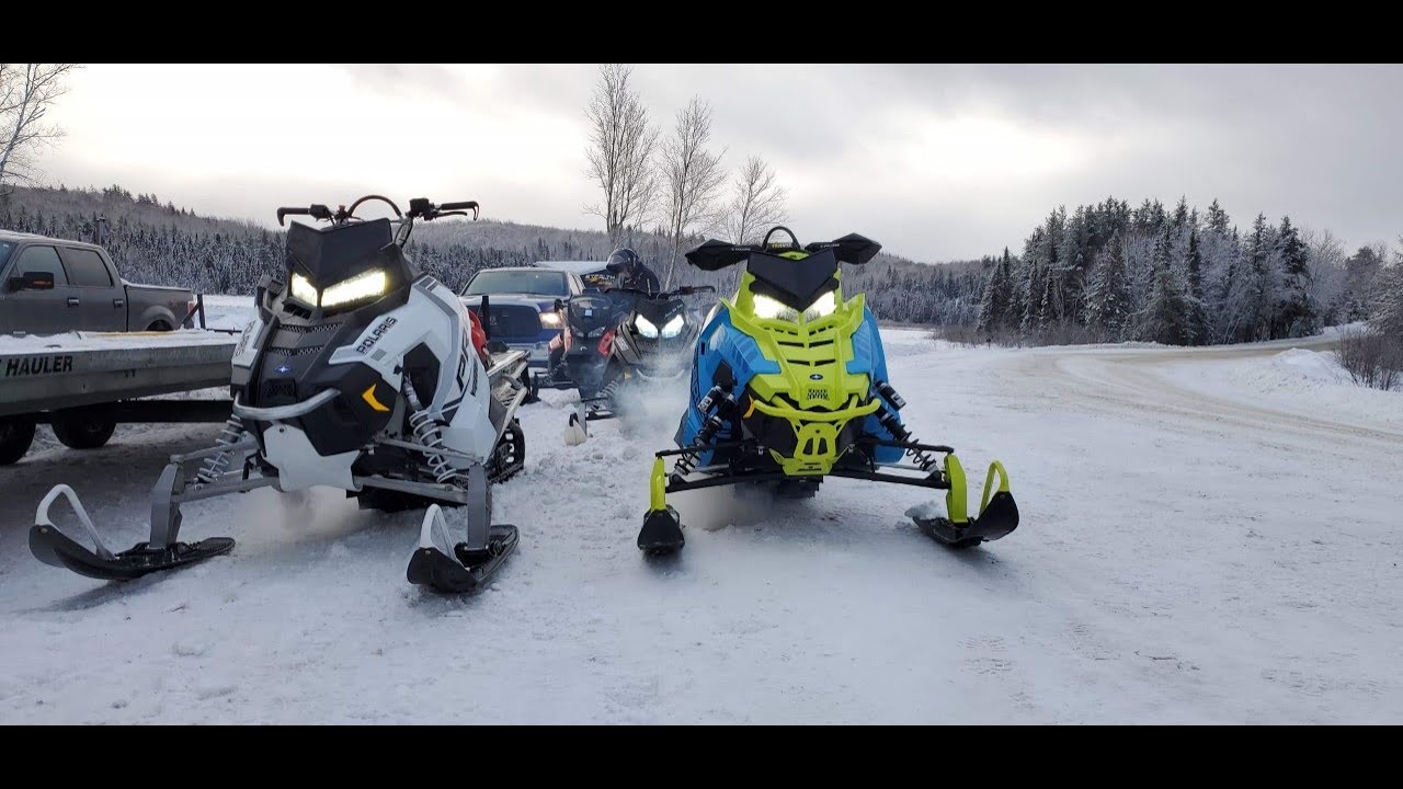 First Snowmobile Ride Of 2020