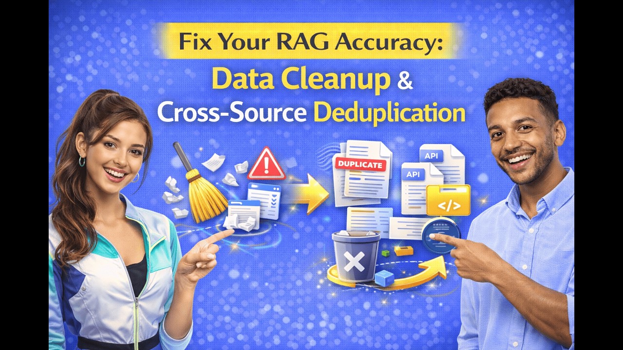 Fix Your RAG Accuracy: Data Cleanup & Cross-Source Deduplication