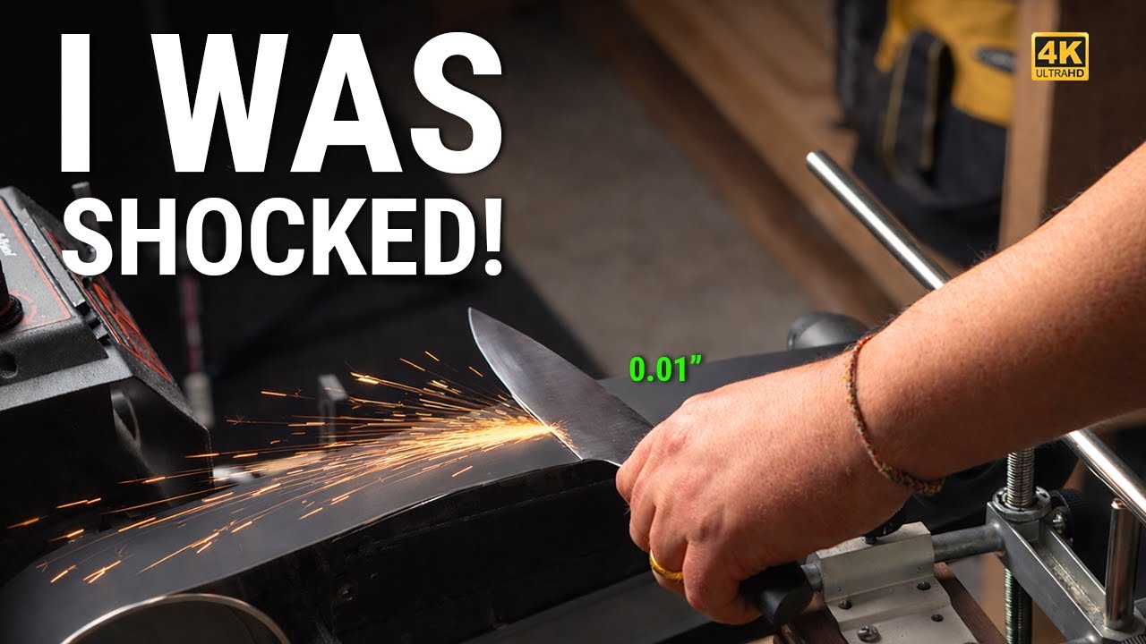 I Thinned This Knife 3X THINNER Than a Credit Card - The Cut Test SHOCKED ME [4K]