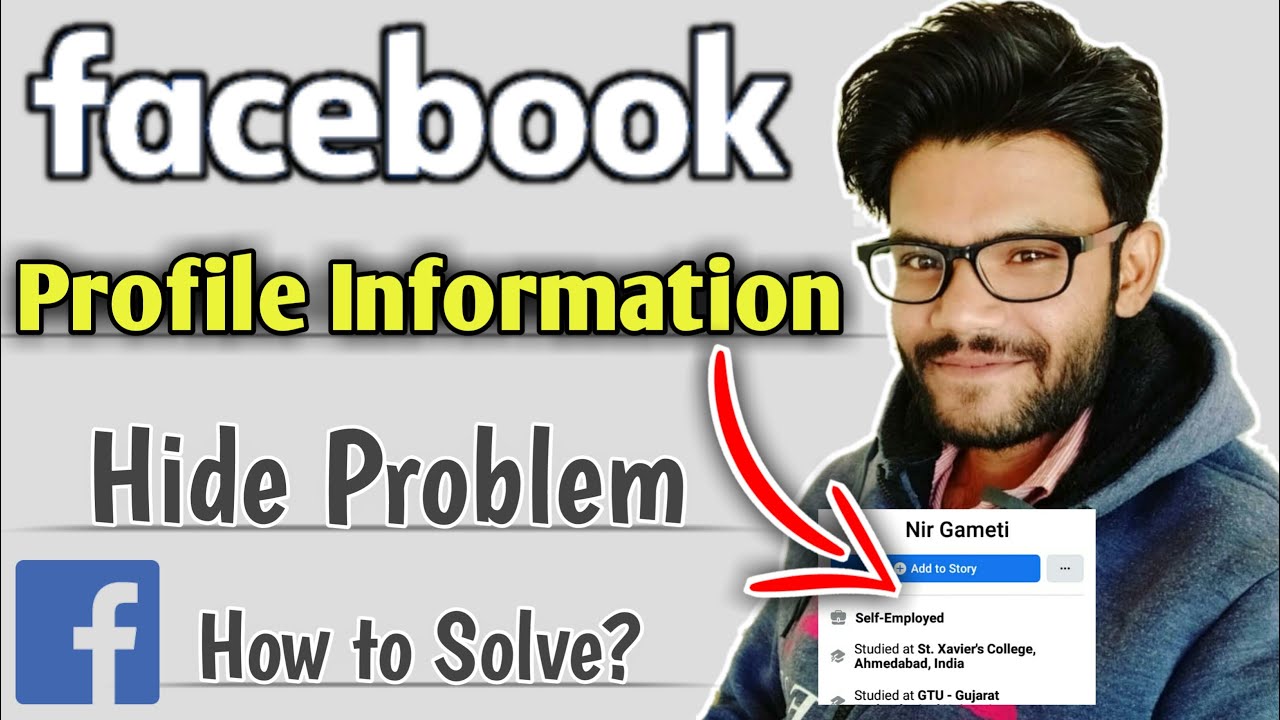 How to solved hidden information show in facebook account || Profile information not Show#Technonir