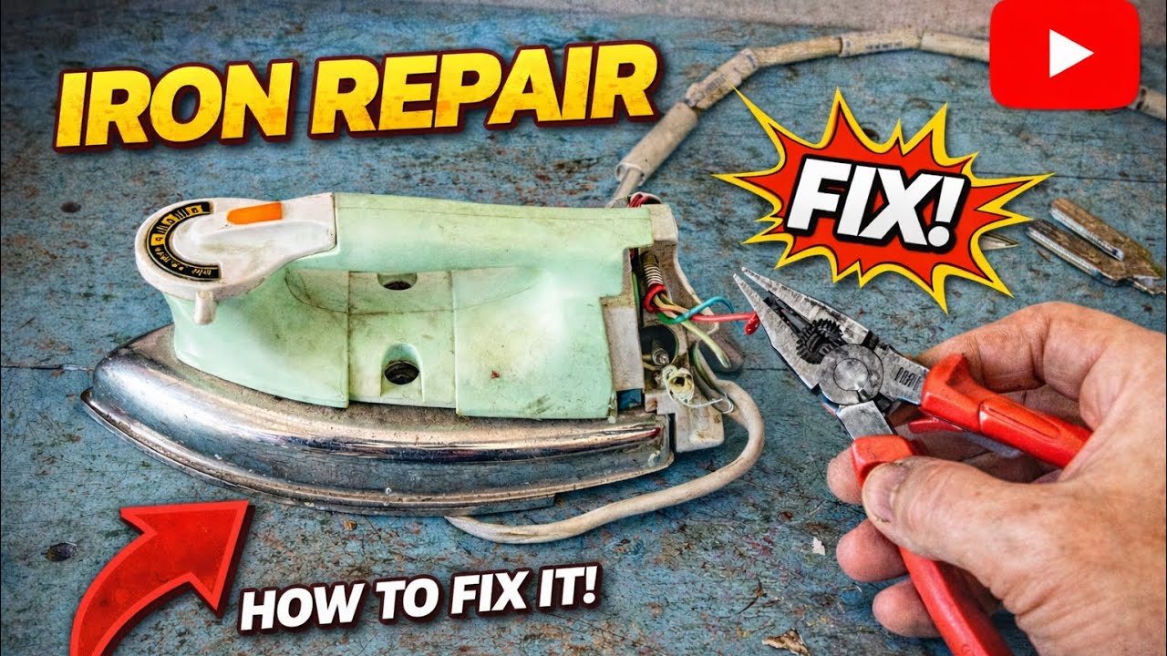 🔧 Iron Repair | How To Fix Electric Iron at Home | | #electrical #mansurielectricals 