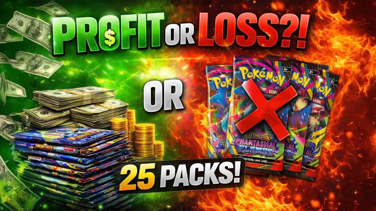 Opening 25 Pokémon Packs… PROFIT or LOSS?! 💸🔥