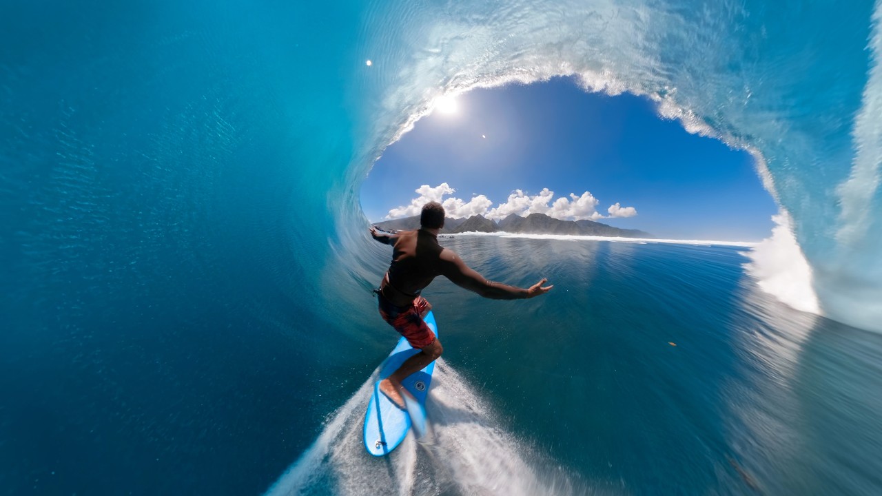 GoPro MAX2: серфинг на Таити, которого вы еще не видели