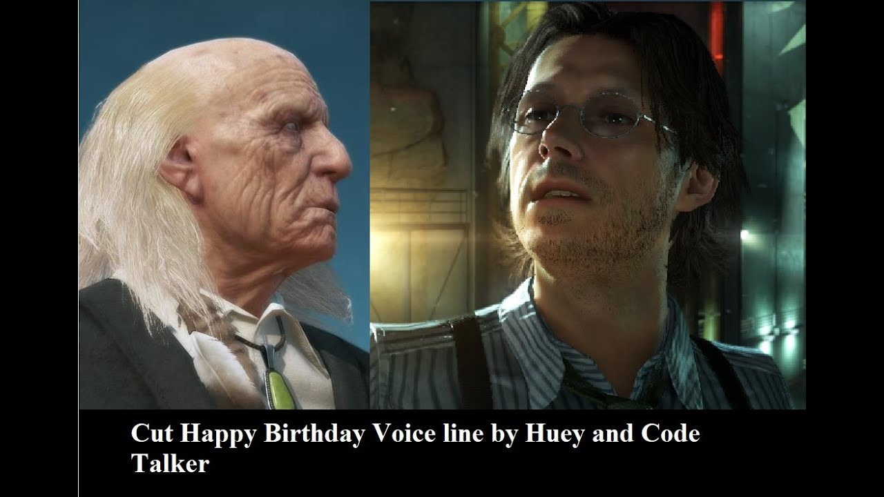 Metal Gear Solid V: Cut Happy Birthday Voice line by Huey and Code Talker