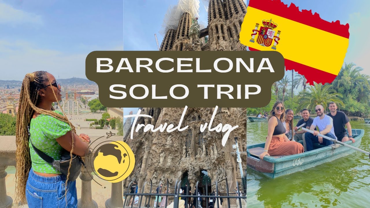 BARCELONA SOLO TRAVEL VLOG 🇪🇸✈ | Solo female travel 🌍, going out, meeting people | Quick Europe tour