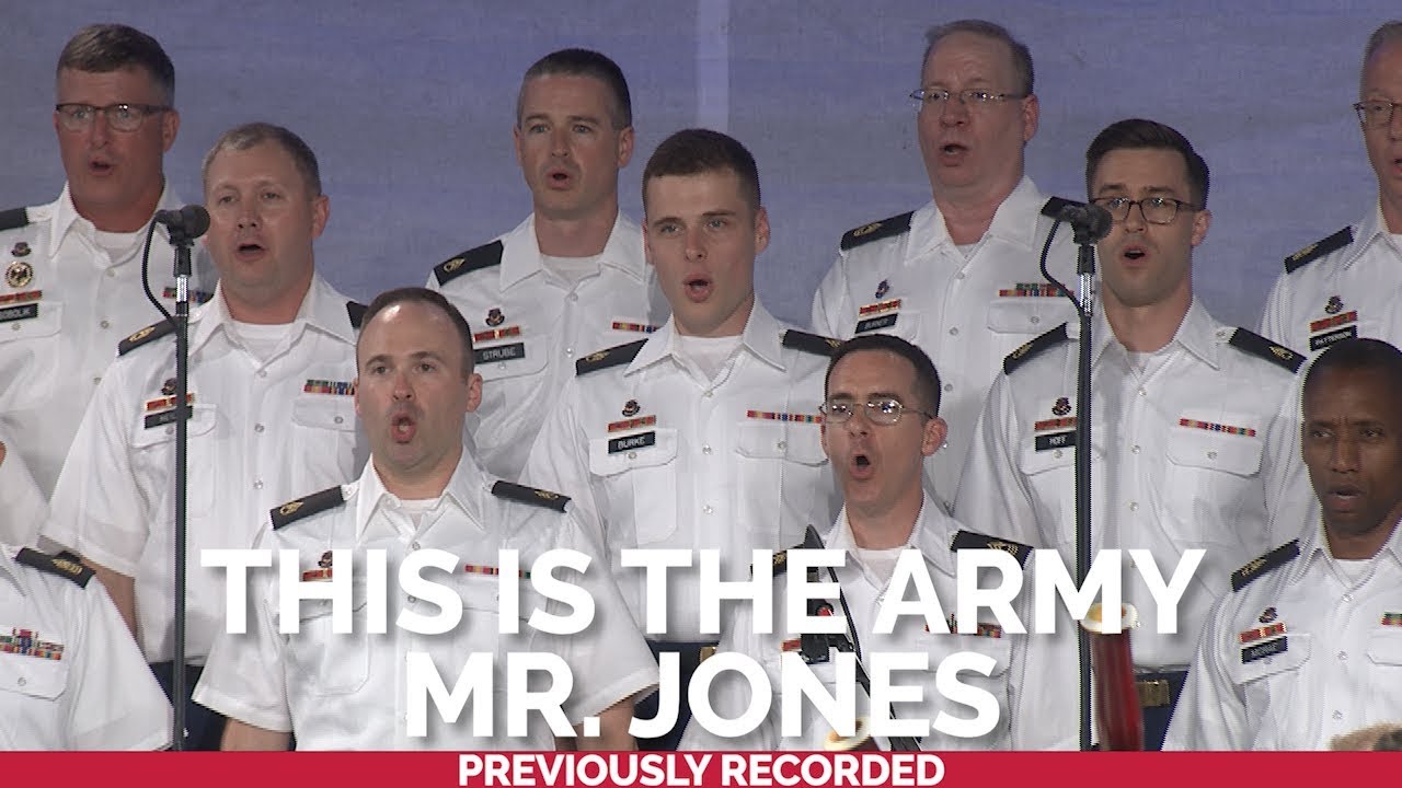 The U.S. Army Chorus sings Irving Berlin's 