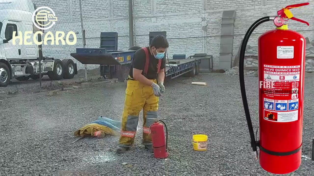 SIMULACRO DE USO DE EXTINTORES
