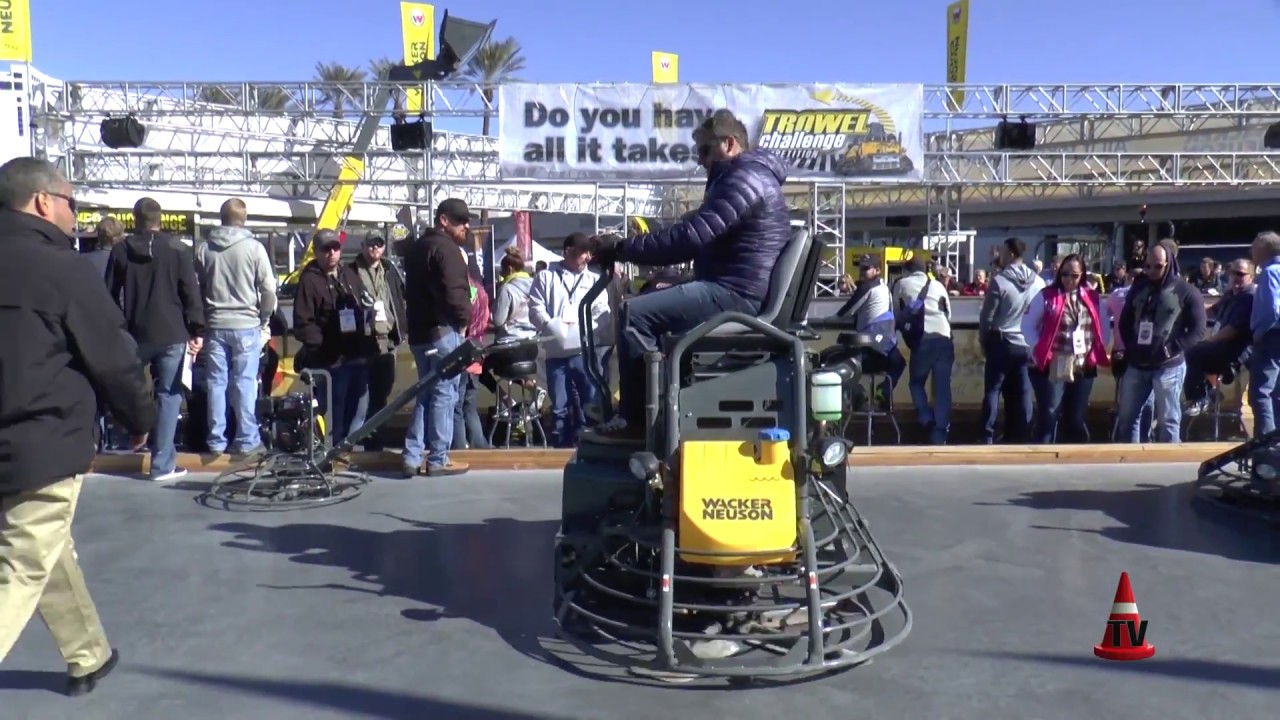 Alisadoras de Concreto Wacker Neuson Lanzamientos - World of Concrete 2016