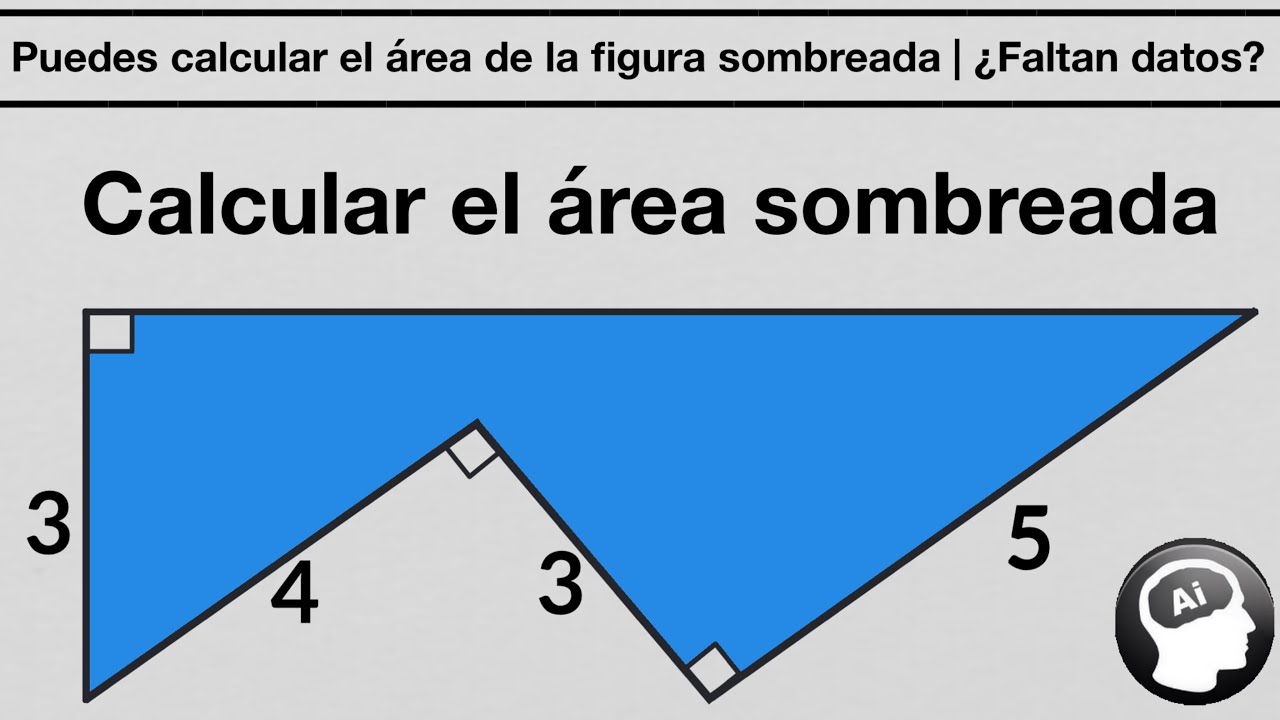 ¿Puedes calcular el area sombreada con los datos mostrados? | [artificios geometricos]