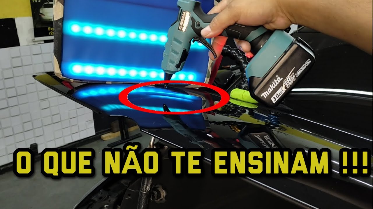 [APRENDE ESSA!] Tirando amassado na parte frontal do capô dentro travessa