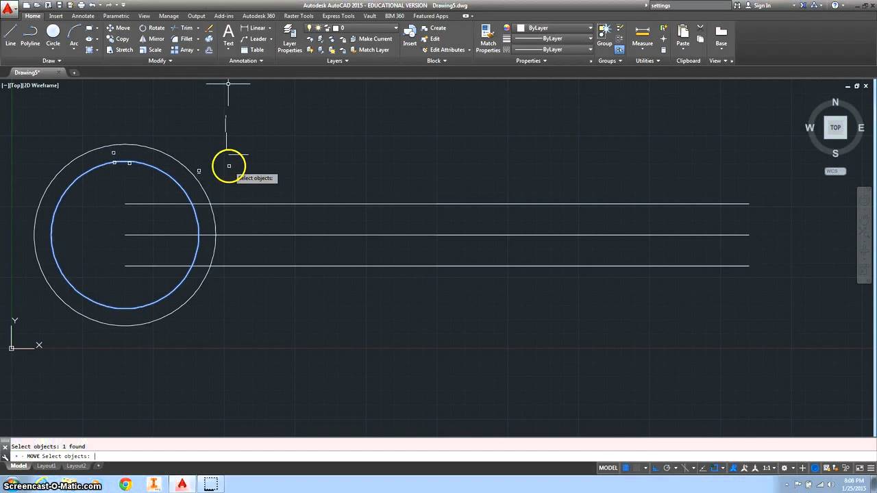 Designing a Wrench with AutoCAD (part 1)