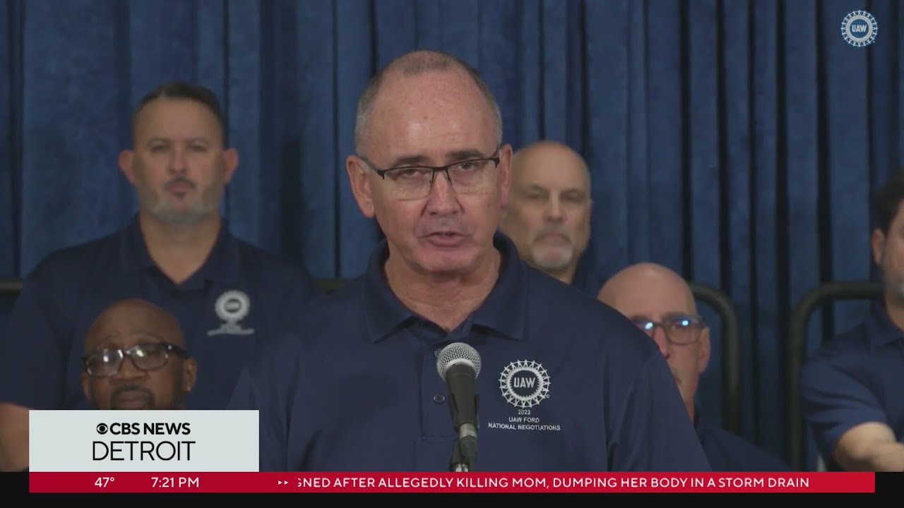 UAW President Shawn Fain discusses tentative agreement with Ford