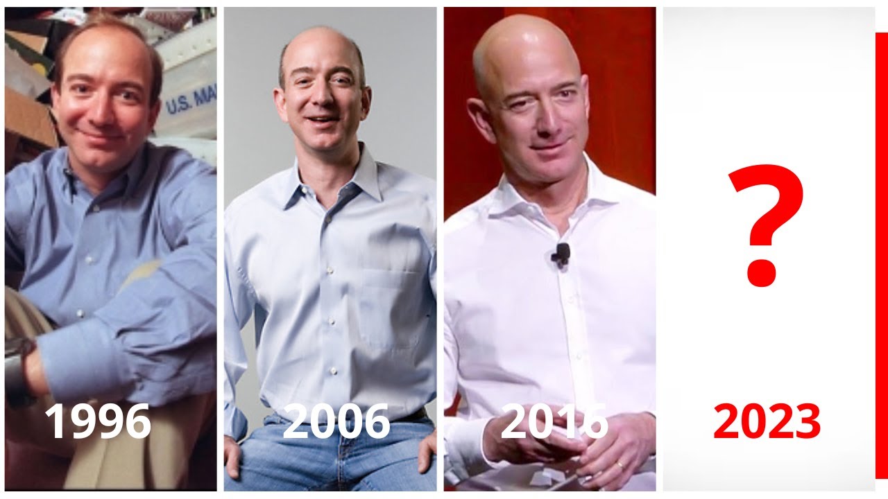 Jeff Bezos Evolution - Transformation 1996 - 2023