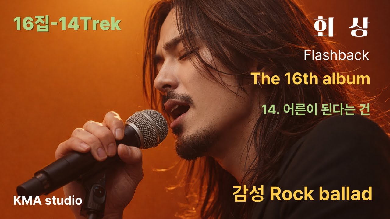 Korean rock ballad,16집[14. 어른이 된다는 건]by boy of the wind,K-pop music 밤에듣는노래,회상노래,감성락발라드,비오는날노래,추억노래