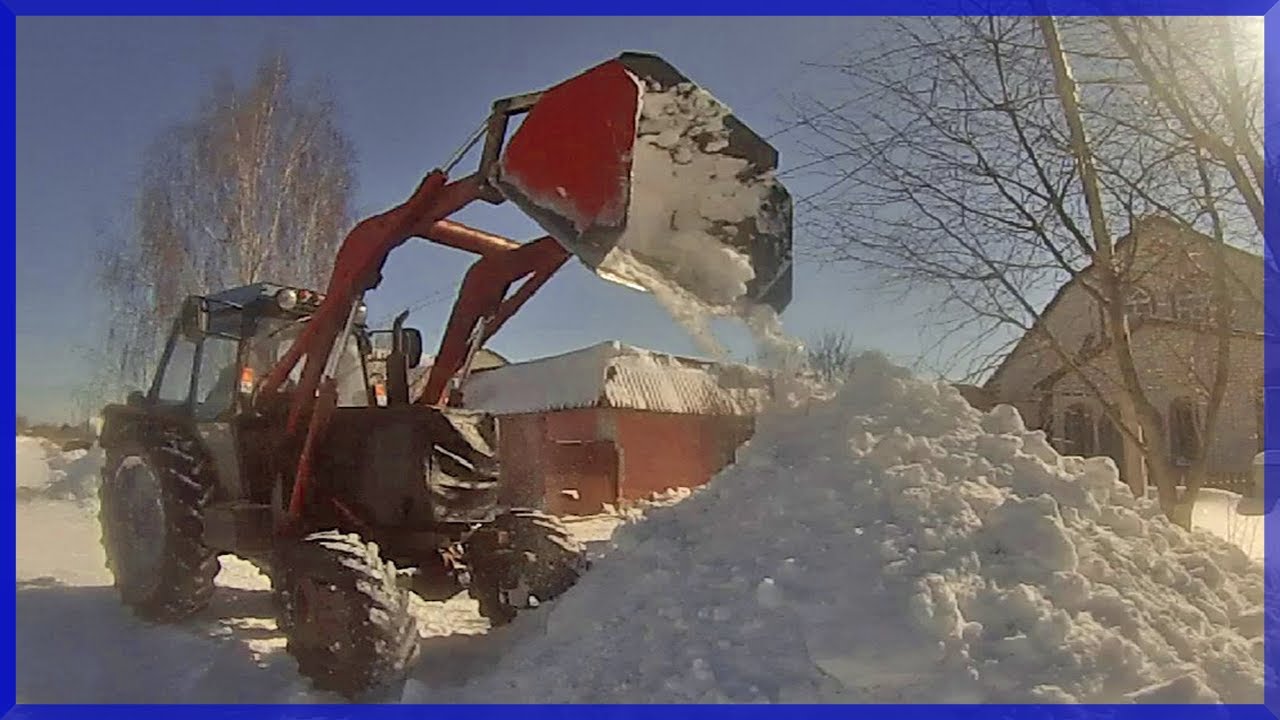 Выкапываем Трактор Т-40 из СНЕГА.
