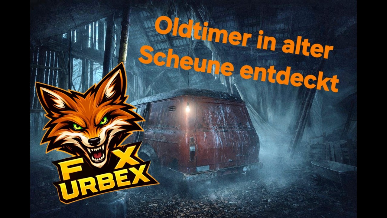 Zusammengebrochenes Haus Oldtimer in der Scheune!!!