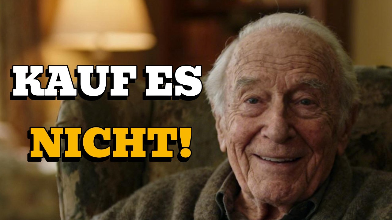 Ich bin 103 Jahre alt... Kaufen Sie diese 3 Dinge niemals (wenn Sie glücklich sein wollen)