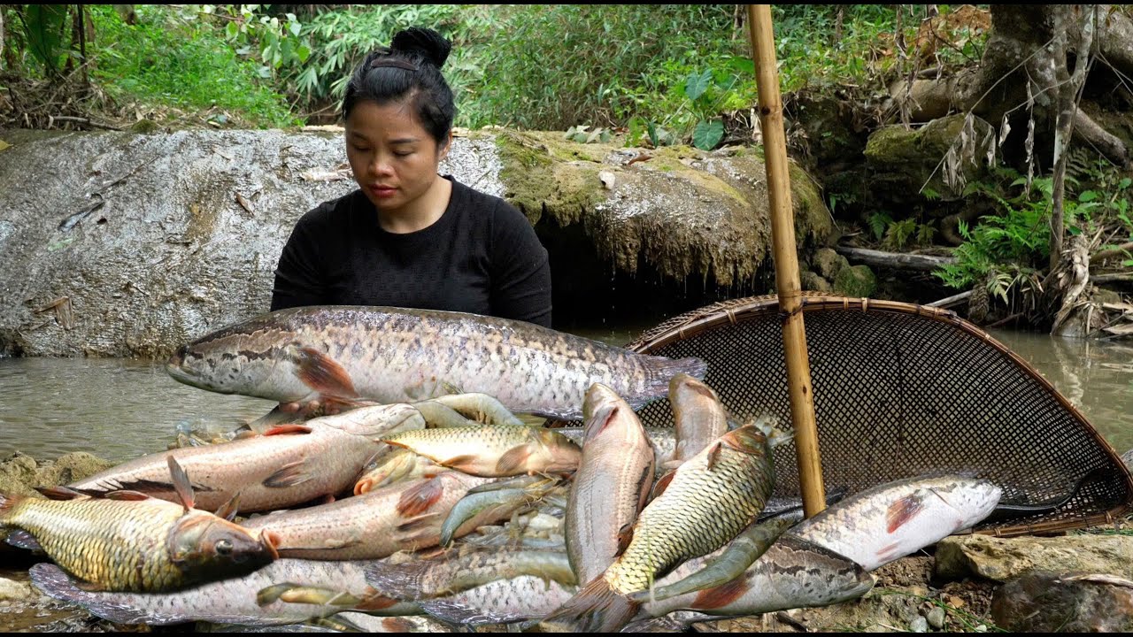 I caught 10kg of stream fish and prepared it using a recipe passed down from my grandparents.