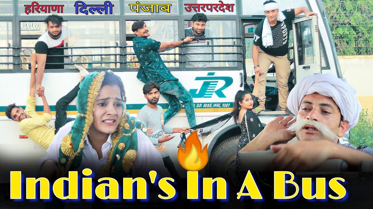 Types Of People In A Bus || indian People || Pardeep Khera