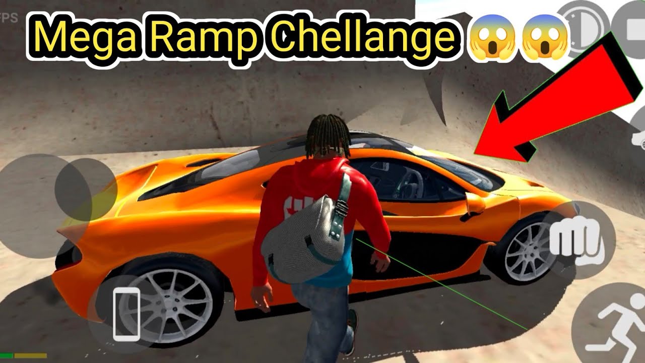 Complete The Mega Ramp Chellange 😱|Indian bike driving 3d Android/iOS gameplay #gaming #gameply