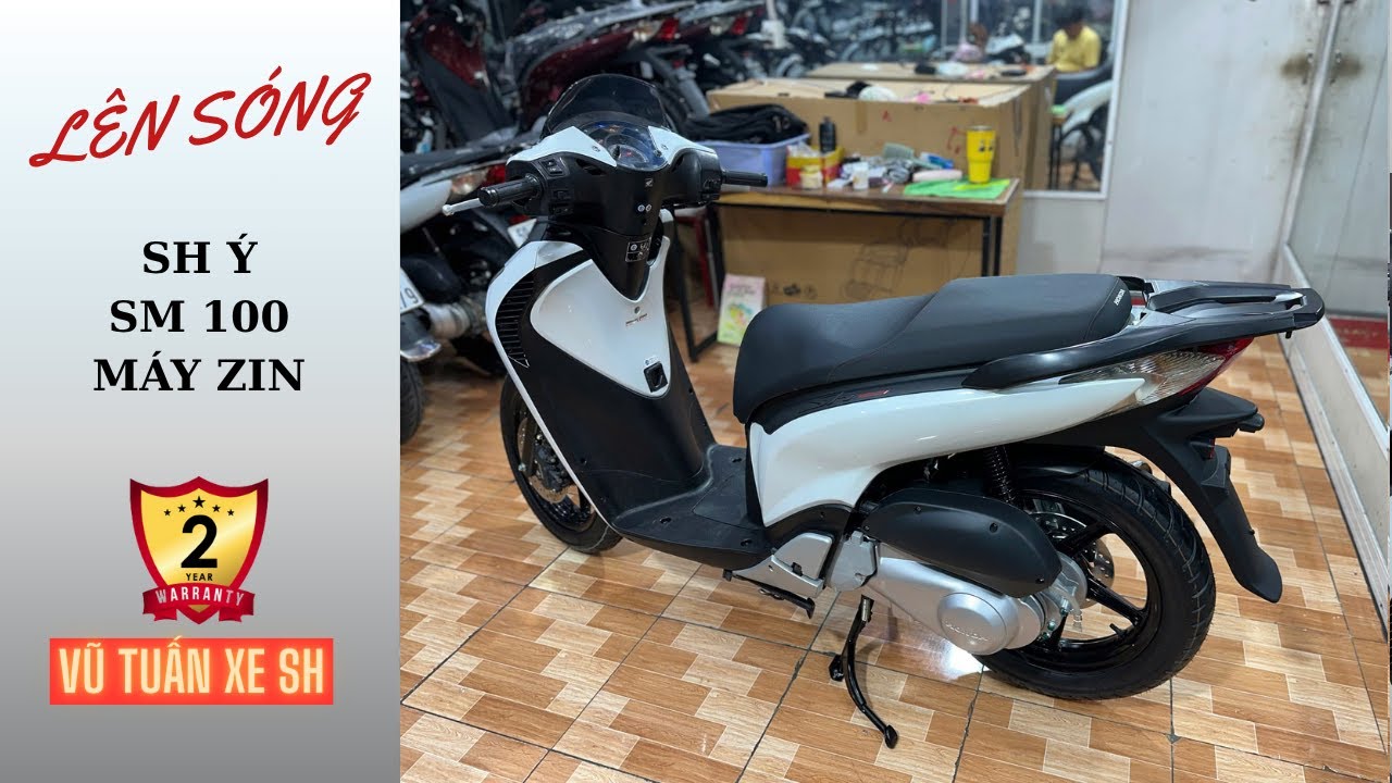 Sh nhập &yacute; sm 100 m&aacute;y 150i, m&aacute;y zin l&ecirc;n 2 đĩa zin, gi&aacute; 120tr, bảo h&agrave;nh 2 năm| VŨ TUẤN XE SH