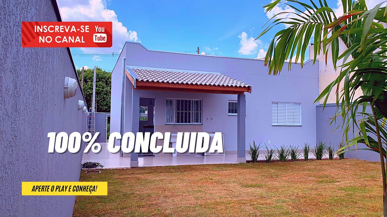🏡PROJETO 1 - OBRA CONCLUÍDA. Acompanhe o tour com os construtores e conheça a casa de 75m²